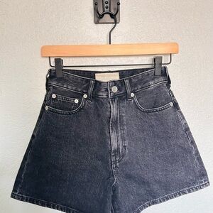 Everlane Women's A Line Dark Denim Jean Shorts NWOT